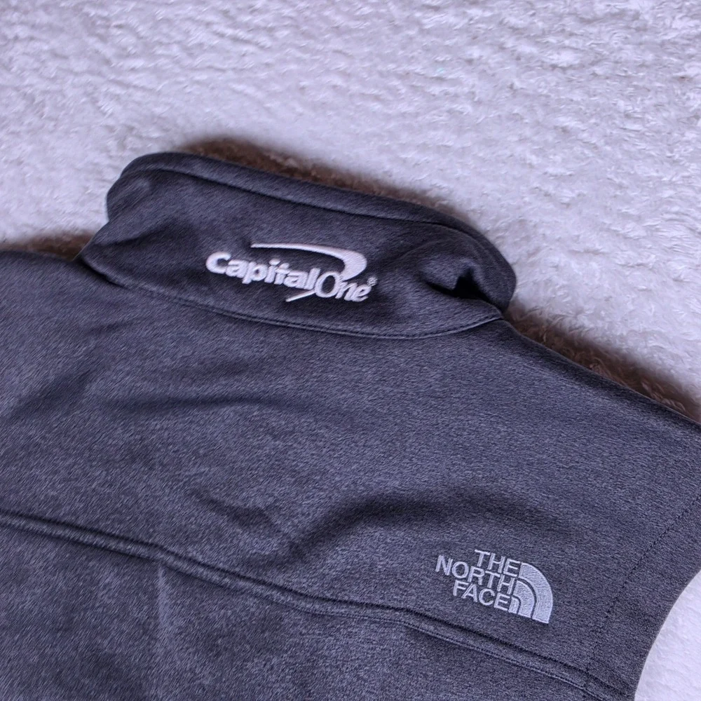 The North Face WindWall Capital One Mens M Grey Full Zip Corporate Vest